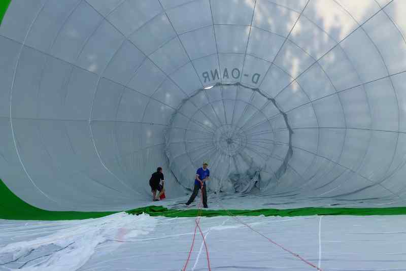 Die Ballonfahrschule umfasst einige praktische und theoretische Lektionen